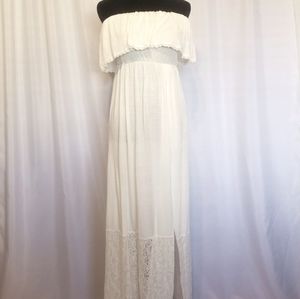 Rip Curl Sweetest Thing Maxi Dress White Small NWT